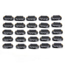 40pcs U Shape Steel Snap Clips For Feather Hair Extensions Wigs Weft Feather ME