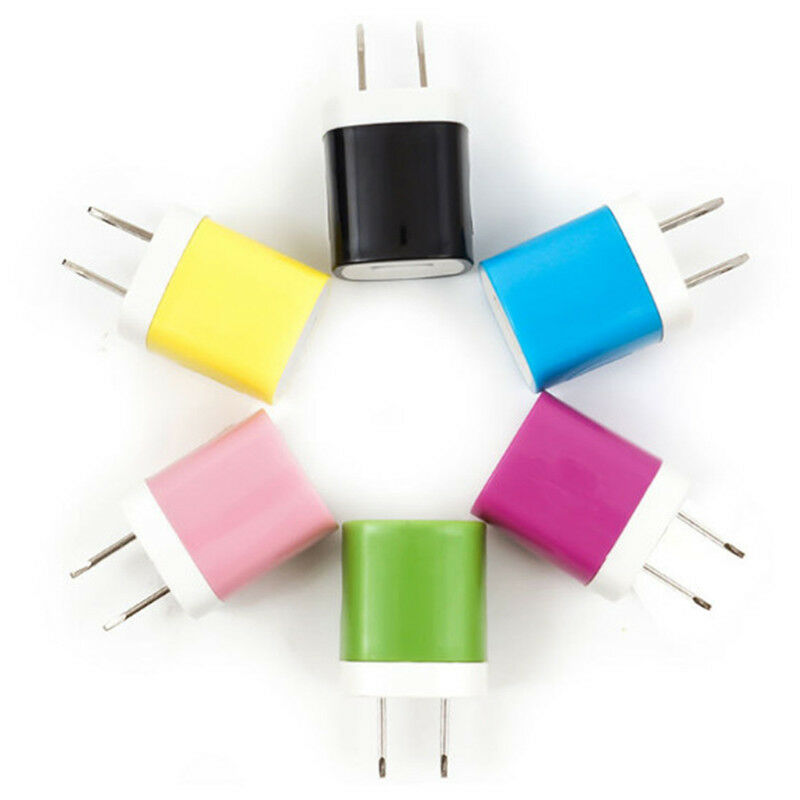 USB Plug Power Wall Charger Adapter Charging Head Home Travel 5VJ3 J lj