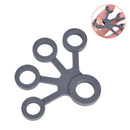 1pc Finger Hand Grip Silicone Ring Gripper Strengthener Exerciser Trainer BandME