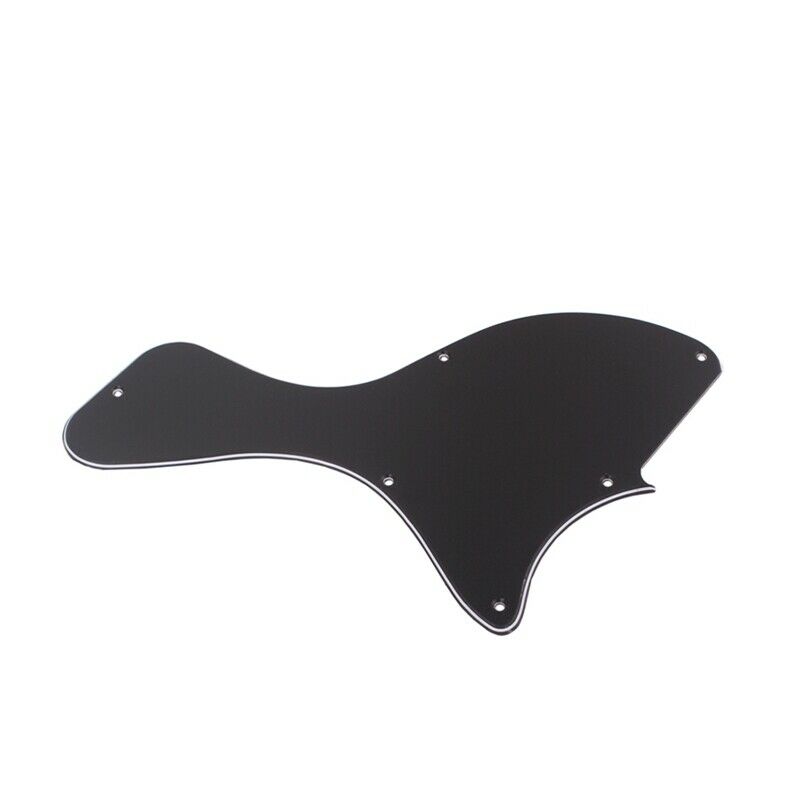 1PC Celluloid Guitar Pickguard Material Scratch Plate Shaped Black