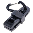 Camping Tarp Clips Clamp Awning Tent Hanger Survival Emergency Snap Buckle Tool