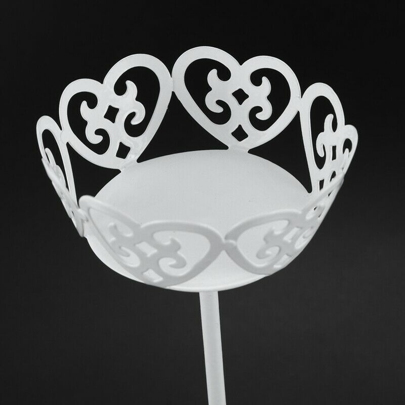4pcs Mini White Dessert Stand with Premium Steel Material Cupcake Display,  S6B1