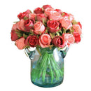 12pcs/lots Artificial Rose Flowers Wedding bouquet Thai Royal Rose Silk flo Q9Y9