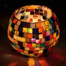 500 Pcs Vitreous Glass Mosaic Tiles for Arts DIY Multicolor,Red and Yellow