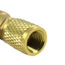 2pcs Refrigeration Charging Adapter R22 + R410 For 1/4in Safety Valve Servi I4S1