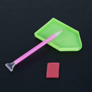 DIY Diamond Painting Tool Cross Stitch Tray Pen Mud Sewing Accessories Kit