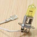 2PCS Car Vehicle H3 100W Hyper Yellow Halogen HeadLight Bulb High Beam Fog Lamp