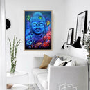 5D DIY Full Drill Diamond Painting Blue Buddha Cross Stitch Embroidery Kits