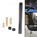 Universal 5 Inch 120mm Black Antenna Carbon Fiber Printer Short-on Car Radi
