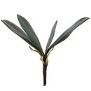 5 X Green Artificial Butterfly Orchid Leaf Bush Simulation Grass Home Decor DIY