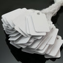 String Blank Price Label Paper Display Pricing Jewelry Watch Tags 26 x 15 mm