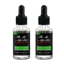 2pcs Professional Men Mustache Beard Growth Oil Eyebrow Hair Grooming Growth