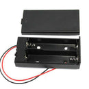 Plastic 18650 Battery Storage Case Box Holder with Wire Leads Storage Case