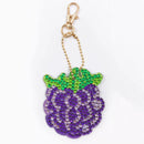 5pcs DIY Full Drill Diamond Painting Key Chain Keychain Key Ring Handmade Gift