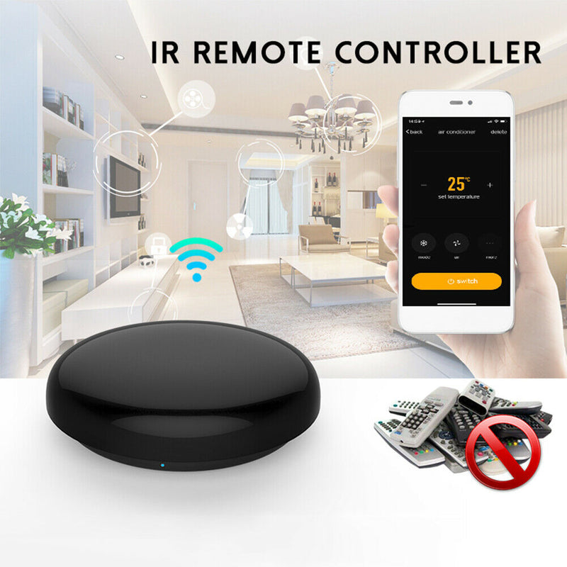 Wireless WiFi IR Remote Control Work with Alexa Google Home Assistant Smartphone