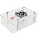 Orange Pi 3 Case with Fan Kit, Acrylic Case + Cooling Fan + Aluminum Heatsi