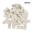 50pcs Nail Art Sponge Stamp Stamping Polish Template Transfer DIY Manicure Tools