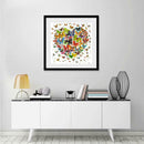 Butterfly Heart 5D Diamond Painting Full Drill Embroidery DIY Cross Stitch