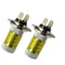 2PCS H7 2323 80W 6000K 16-SMD LED Fog Lights Driving Bulbs for Car - Yellow