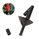 20pcs Black Fishing Bait Shields Impact Shield Bait Sea Fishing Rig Hooks B R1N1