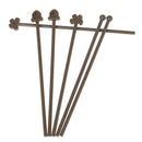 6pcs/set Long Handle Stir Stick Coffee Soup Drink Dessert Juice Silicone St a Gw