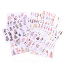 2Sheets Lovely Fashion Girls Diary Scrapbook Decoration DIY Stickers Toys Gift3C