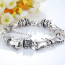 Charm Animal Bracelet Glass Beads Bracelets Horse Bangle Fashion JewelryME