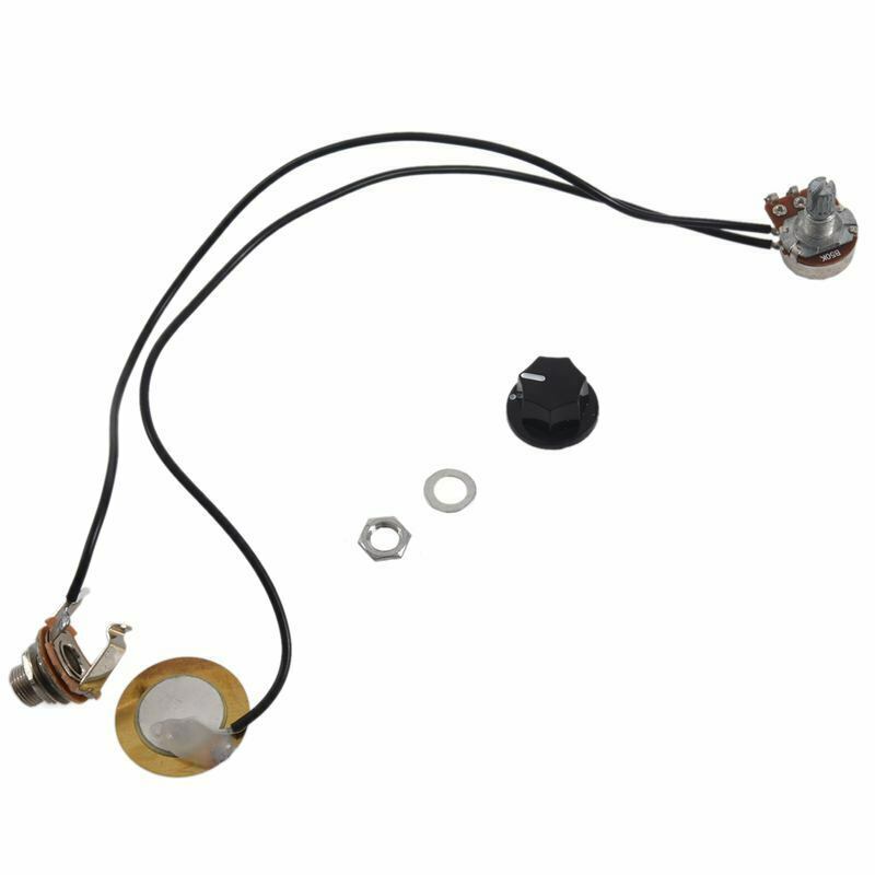 27MM Guitar Pickup Piezo Transducer Prewired Amplifier With 6.35MM Output J