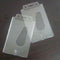 2X Vertical Transparent Hard Plastic Business Credit Card Id Badge Holder ox Bj