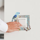 DIY Bird Diamond Painting Luminous Switch Stickers Home Wall Decals Decor