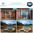 Professional 10-in-1 Cell Phone Camera Lens Zoom Telephoto Kit + Fisheye + Macro