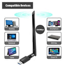 Usb 3.0 Wifi Adapter Ac 1200Mbps 5G/2.4G Dual Band Wifi Dongle Wireless Net