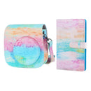 2Set Camera Case Film Camera Cover for Fuji Instax Mini 9 8 Camera & Straps