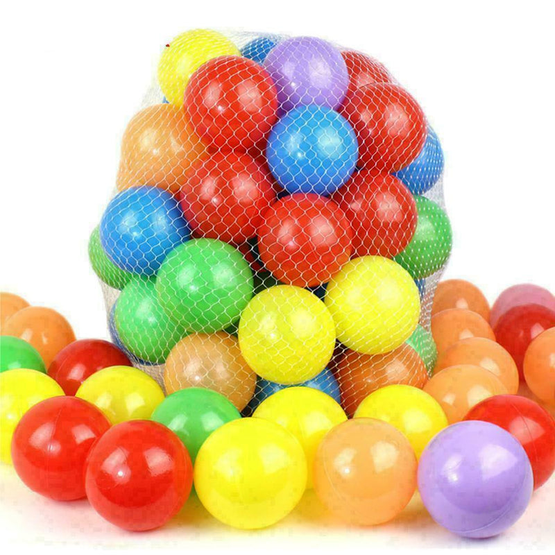 8CM Plastic Pit Balls For Children Ball Pits Kids Coloured Pool Play Multi W0P0