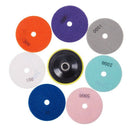 8Pcs 4 Inch Wet/Dry Diamond Polishing Pads For Granite Marble Concrete Ston P9K9