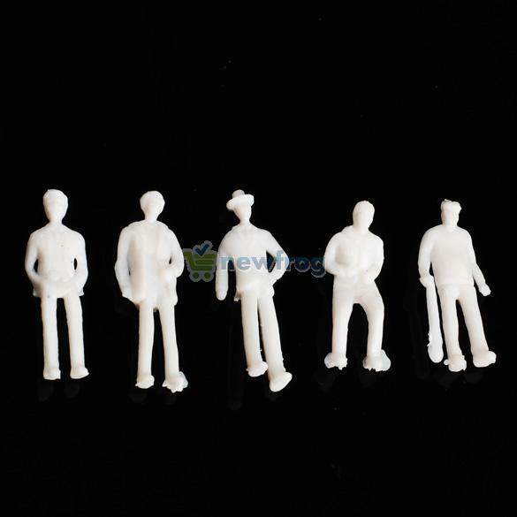100PCS Figures 1:100 Scaled Models Train Building People None Toxic For Layout