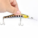 12cm 13.4g Minnow Fishing Lure Slow Sinking Crankabits Wobbler Hook Hard Bait 3C