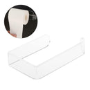 Modern Square Kitchen Paper Holder Wall Mounted Transparent Paper Hanger