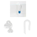 2Pcs Aquarium Crystal Glass CO2 Detector CO2 Concentration Indicator 2#