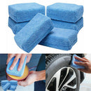 5x Car Microfiber Applicators Sponges Cloths Microfibre Hand Wax Polishing PadM&