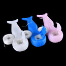 1Set Dental Teeth Clean Wax Dental Floss Stick Toothpick Tooth tool pink