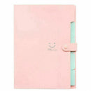 Plastic Expanding File Folders Accordion Document Organizer 5-Pocket A4 Let G4C9