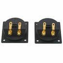 2pcs Square Copper Speaker Box Terminal Binding Post for Speaker Parts 57x5 Z7B6