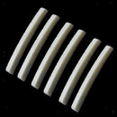 Pack of 6 Electric Guitar Nuts Musical Instrument Parts DIY, Beige