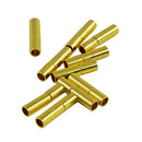 20 Sets Bracelet Clasps fits Round Leather Cord 3mm End Caps Bayonet Clasps