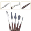 5pcs Palette Scraper Set Spatula Knives for Artist Oil Painting Tools Blade