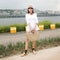 Summer Handmade Bags Women Pompon Beach Weaving Ladies Straw Bag Wrapped Be U5L7