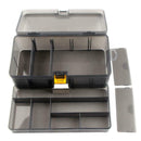 Durable Plastic Fishing Lure Hook Tackle Storage Box Double Sided Organizer