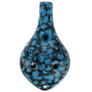 6 Holes AC Ceramic Ocarina Novelty Flute Blue Handicraft Souvenir Gift
