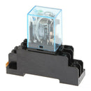 DC 12V 5A Coil Power Relay MY2NJ HH52P-L 8 Pins DPDT LED with Socket Base